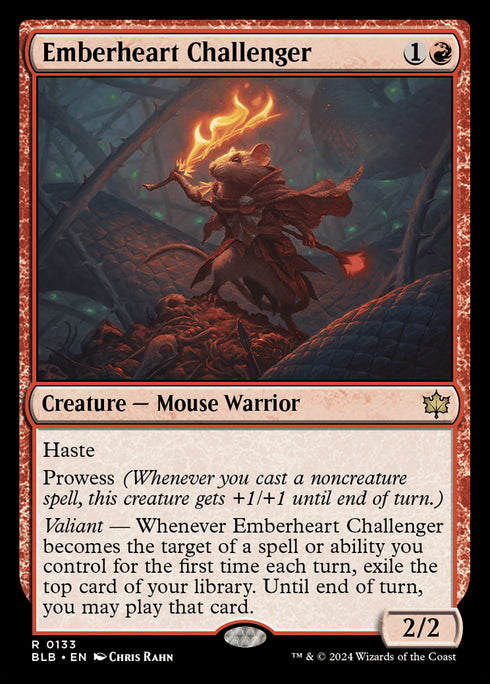 Emberheart Challenger (BLB-133) - Bloomburrow - Magic The Gathering