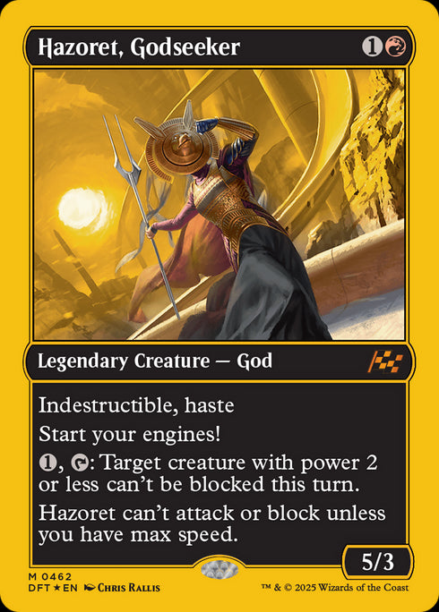 FOIL Hazoret, Godseeker (DFT-462) - Aetherdrift - Magic The Gathering