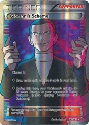 Giovanni's Scheme (Full Art) 162/162 - BREAKthrough Holofoil