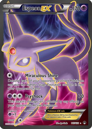 Espeon EX (Full Art) 117/122 - BREAKpoint Holofoil