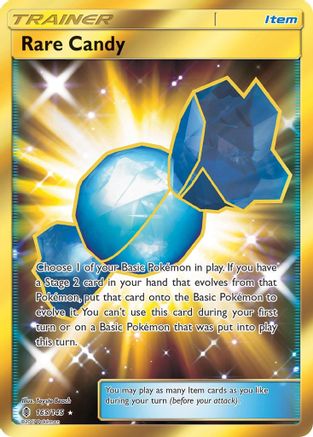 Rare Candy 165/145 - Guardians Rising Pokemon Holofoil