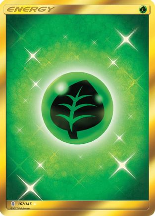 Grass Energy 167/145 - Guardians Rising Pokemon Holofoil