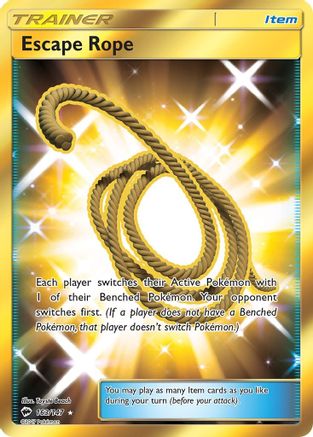 Escape Rope 163/147 - Burning Shadows Pokemon Holofoil