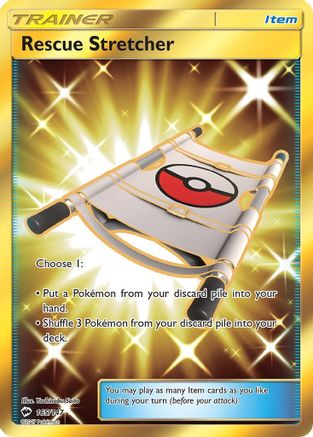 Rescue Stretcher 165/147 - Burning Shadows Pokemon Holofoil