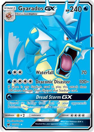 Gyarados-GX 101/111 - Crimson Invasion Pokemon Holofoil