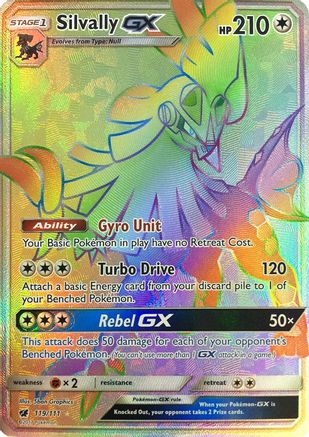 Silvally-GX 119/111 - Crimson Invasion Pokemon Holofoil