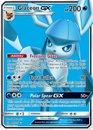 Glaceon-GX 141/156 - Ultra Prism Pokemon Holofoil