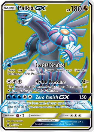 Palkia-GX 147/156 - Ultra Prism Pokemon Holofoil