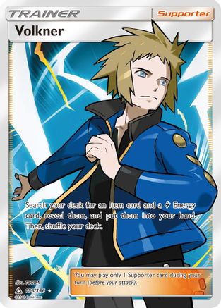 Volkner 156/156 - Ultra Prism Pokemon Holofoil