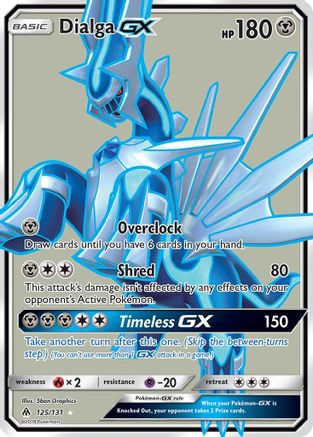 Dialga-GX 125/131 - Forbidden Light Pokemon Holofoil