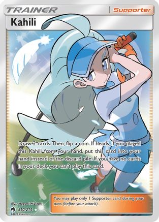Kahili 210/214 - Lost Thunder Pokemon Holofoil