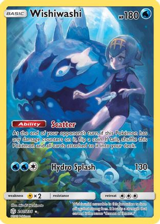 Wishiwashi 240/236 - Cosmic Eclipse Pokemon Holofoil