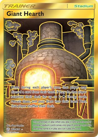 Giant Hearth 263/236 - Cosmic Eclipse Pokemon Holofoil