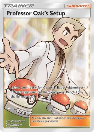 Professor Oak's Setup 233/236 - Cosmic Eclipse Pokemon Holofoil