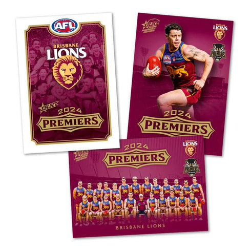 2024 AFL Brisbane Lions Premiers Limited Edition Card Set