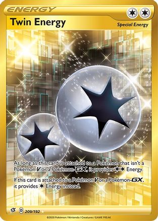 Twin Energy 209/192 - Pokemon Rebel Clash Holofoil