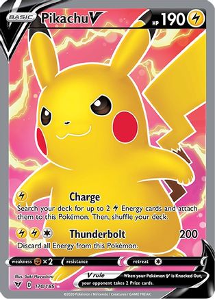 Pikachu V 170/185 - Pokemon Vivid Voltage Holofoil
