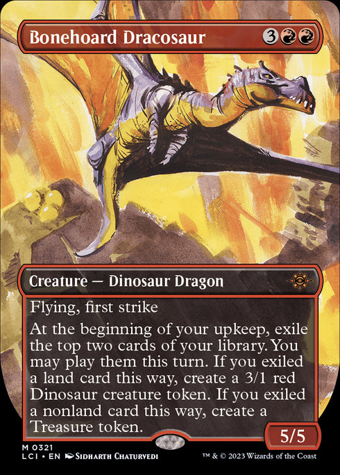Bonehoard Dracosaur (LCI-321) - The Lost Caverns of Ixalan (Borderless) - Magic The Gathering