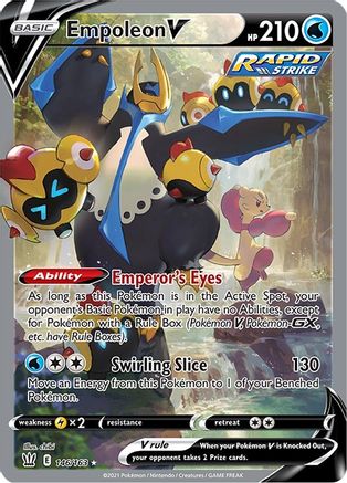 Empoleon V 146/163 - Pokemon Battle Styles Holofoil