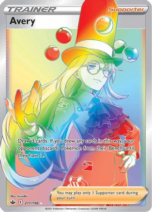 Avery 211/198 - Pokemon Chilling Reign Holofoil