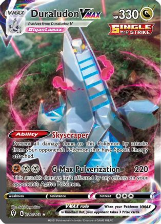 Duraludon VMAX 220/203 - Pokemon Evolving Skies Holofoil
