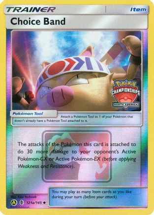 Choice Band 121a/145 - Guardians Rising Reverse Pokemon Holofoil