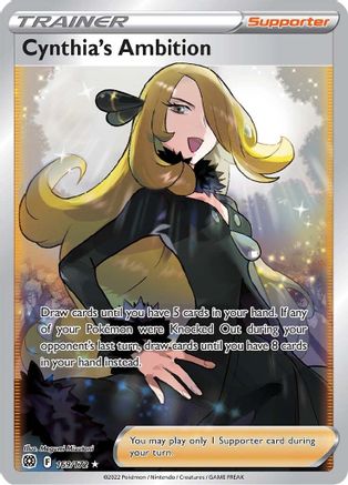 Cynthia's Ambition 169/172 - Pokemon Brilliant Stars Holofoil