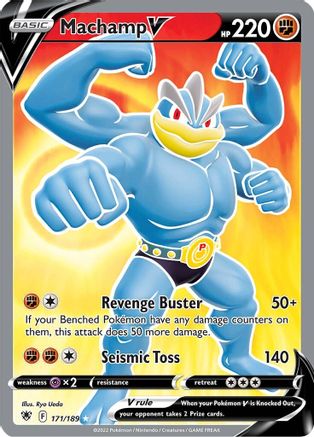 Machamp V 171/189 - Pokemon Astral Radiance Holofoil
