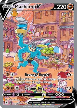 Machamp V 172/189 - Pokemon Astral Radiance Holofoil
