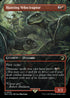 FOIL Hunting Velociraptor (REX-030) - Jurassic World Collection (Borderless) - Magic The Gathering