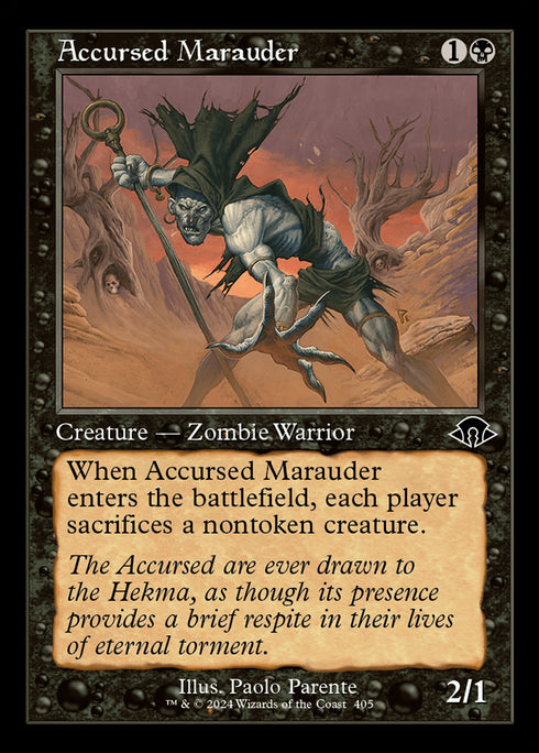 Accursed Marauder (MH3-405) - Modern Horizons 3 - Magic The Gathering