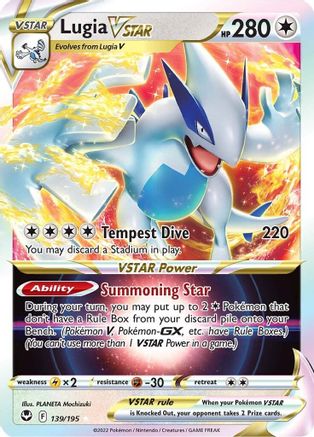Lugia VSTAR 139/195 - Pokemon Silver Tempest Holofoil