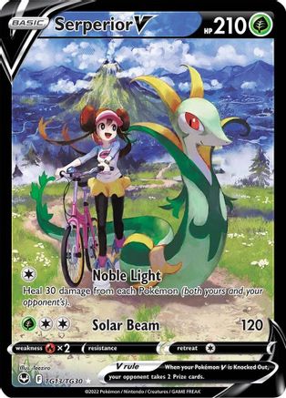 Serperior V TG13/30 - Pokemon Silver Tempest Trainer Gallery Holofoil