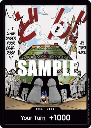 DON!! Card (Alternate Art) One Piece - Pillars of Strength