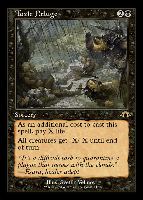 Toxic Deluge (MH3-412) - Modern Horizons 3 - Magic The Gathering