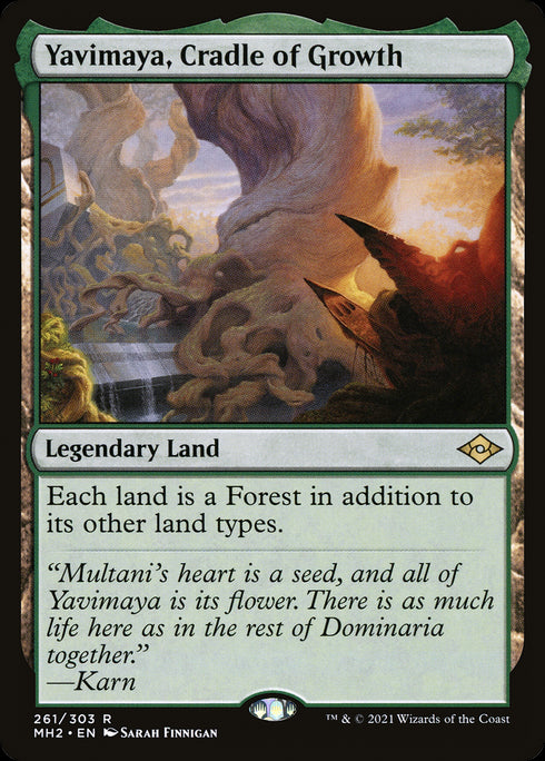 Yavimaya, Cradle of Growth (MH2-261) - Modern Horizons 2 - Magic The Gathering