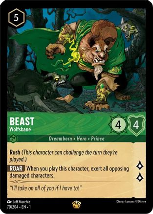 Beast - Wolfsbane (70/204) - The First Chapter Cold Foil - Lorcana
