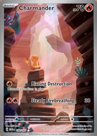 Charmander - 168/165 Pokemon SV: Scarlet and Violet 151
