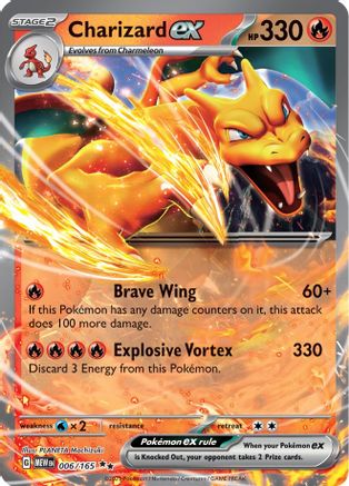 Charizard ex - 006/165 Pokemon SV: Scarlet and Violet 151