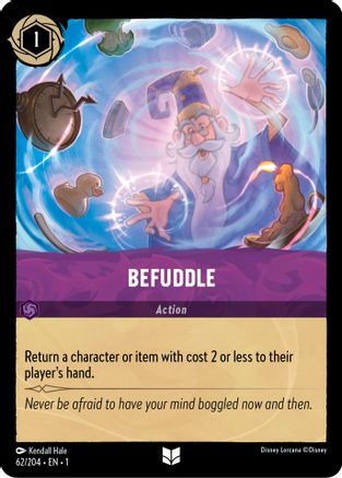 Befuddle (62/204) - The First Chapter Cold Foil - Lorcana