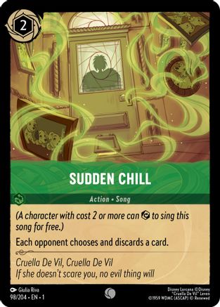 Sudden Chill (98/204) - The First Chapter Cold Foil - Lorcana