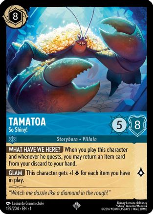 Tamatoa - So Shiny! (159/204) - The First Chapter - Lorcana