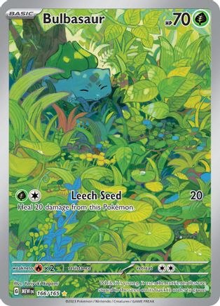 Bulbasaur - 166/165 Pokemon SV: Scarlet and Violet 151