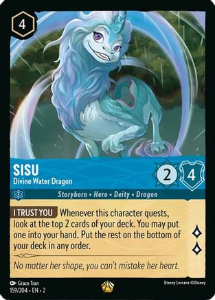Sisu - Divine Water Dragon (159/204) - Rise of the Floodborn - Lorcana