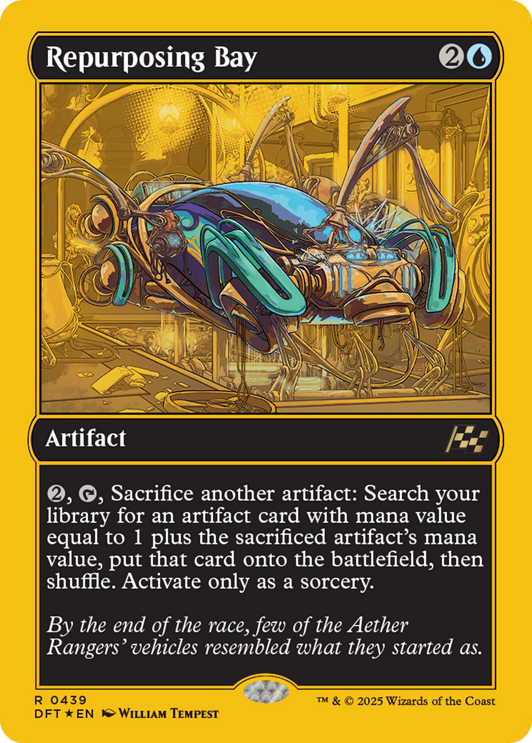 FOIL Repurposing Bay (DFT-439) - Aetherdrift - Magic The Gathering