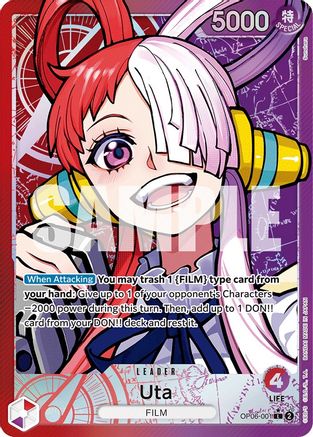 Uta (Alternate Art) (OP06-001) One Piece - Wings of the Captain