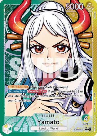 Yamato (Alternate Art) (OP06-022) One Piece - Wings of the Captain