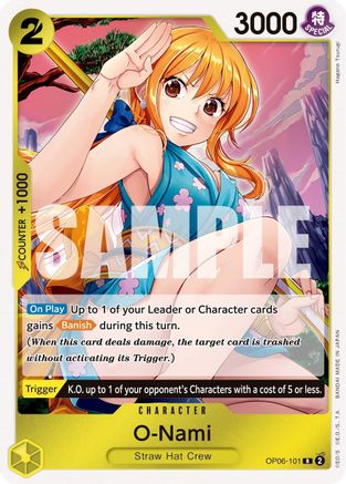 O-Nami (OP06-101) One Piece - Wings of the Captain