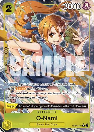 O-Nami (Alternate Art) (OP06-101) One Piece - Wings of the Captain