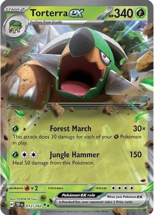 Torterra ex - 012/162 Pokemon SV05: Temporal Forces